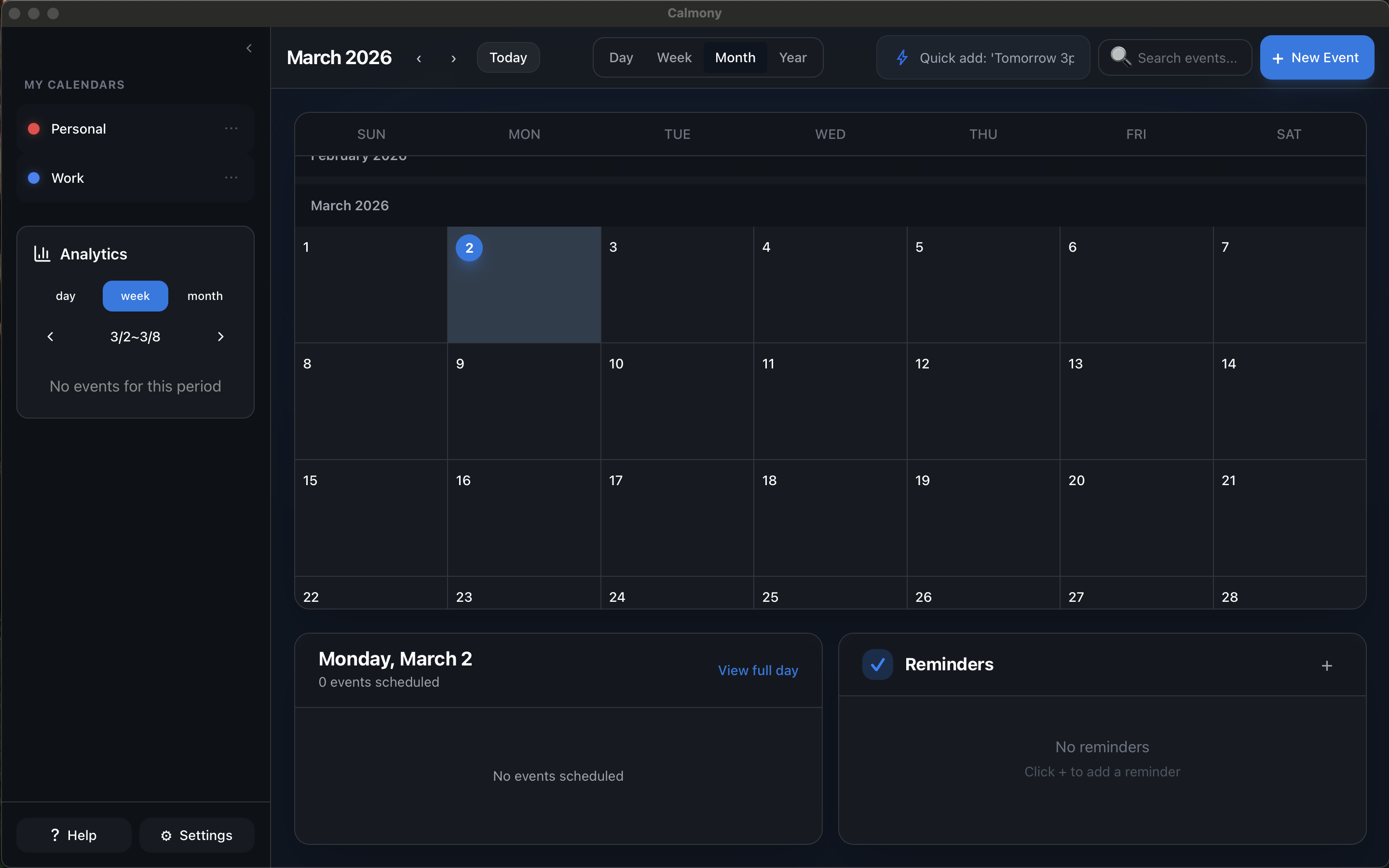 Calmony - Unified Calendar App